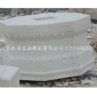漢白玉華表坐